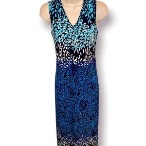 Patterned Maxi Dress Medium